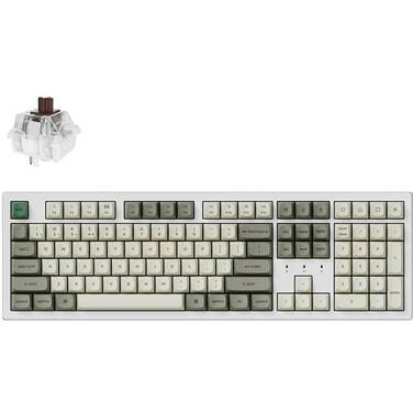 Keychron K10 Max QMK/VIA RGB Wireless Tactile Mechanical Keyboard White