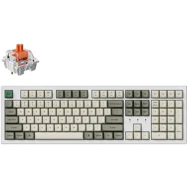 Keychron K10 Max QMK/VIA RGB Wireless Linear Mechanical Keyboard White -