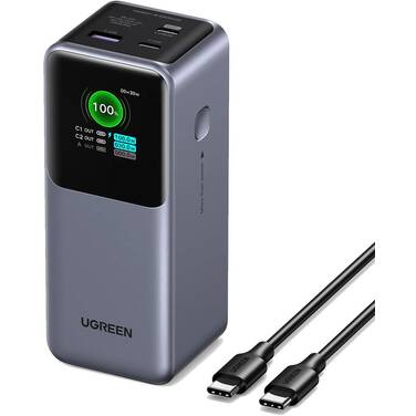 UGREEN Nexode Power Bank 20000mAh 130W with Smart Digital Display