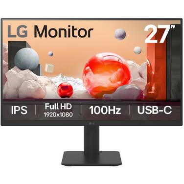 27 LG 27MS570B-B FHD IPS 100Hz USB-C Monitor with Hub and Speakers