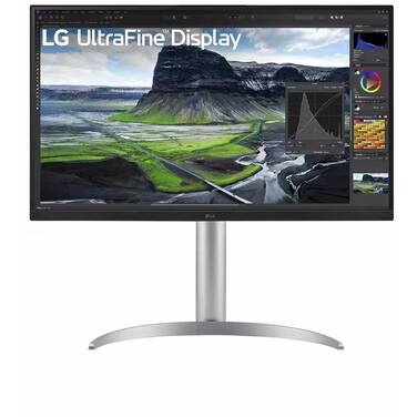 27 LG 27UQ85RV-W 4K IPS Monitor with Speakers and 90W USB-C Hub