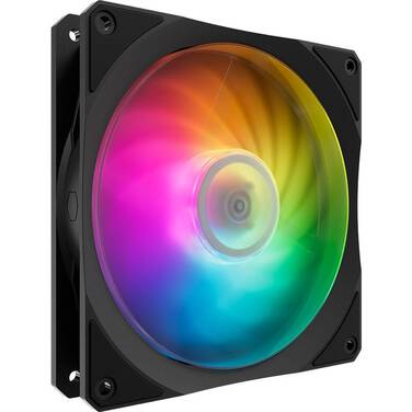 140mm Cooler Master Mobius 140P ARGB Case Fan - Black MFZ-M4DN-19NP2-R1 -