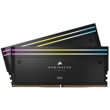 96GB DDR5 (2x48G) Corsair 6600MT/s Dominator Titanium CMP96GX5M2B6600C32 Black RGB RAM - OPEN STOCK - CLEARANCE