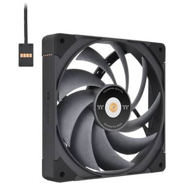 140mm Thermaltake TOUGHFAN EX14 Case Fan Black 3 Pack