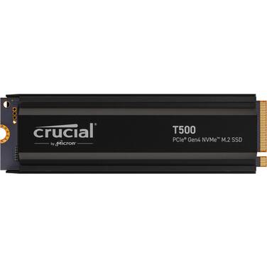 4TB Crucial T500 PCIe Gen4 NVMe M.2 SSD with Heatsink