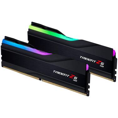 64GB DDR5 (2x32GB) G.Skill 6000MT/s Trident Z5 RGB XMP RAM Black