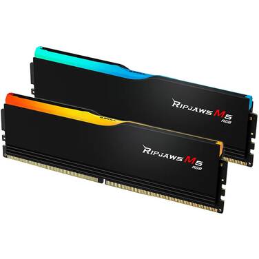 32GB DDR5 (2x16GB) G.Skill 6000MT/s Ripjaws M5 RGB XMP RAM Black