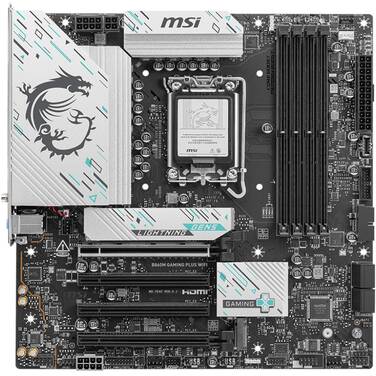 MSI S1851 MicroATX B860M GAMING PLUS WIFI DDR5 Motherboard, *BONUS Steam Card via redemption *Redeem BONUS Game