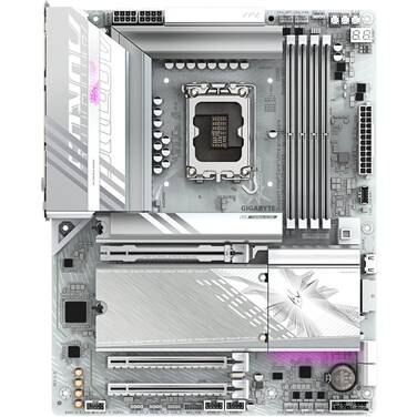 Gigabyte S1851 ATX B860 AORUS ELITE WIFI7 ICE Motherboard, *Free Game via Redemption *Redeem BONUS Game