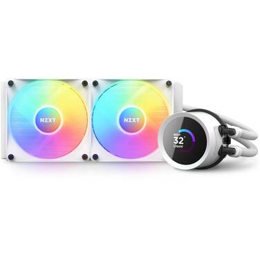 NZXT Kraken 240mm RGB White AIO Liquid CPU Cooler RL-KR240-W1 - OPEN STOCK - CLEARANCE