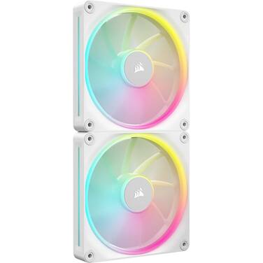 140mm Corsair iCUE LINK LX140 RGB PWM Fans Starter Kit White