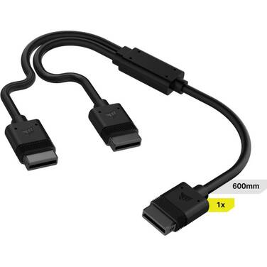 Corsair iCUE LINK Cable 1x 600mm Y-Cable with Straight Connectors