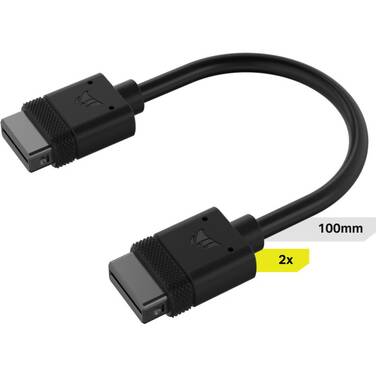 Corsair iCUE LINK Cable 2x 100mm with Straight Connectors