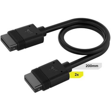 Corsair iCUE LINK Cable 2x200mm with Straight Connectors