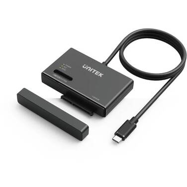 Unitek NVMe M.2 SSD & SATA External Adapter USB-C 10Gbps Black