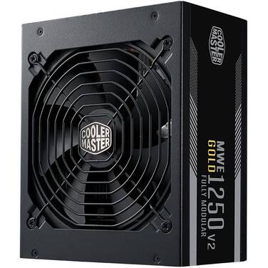 1250 Watt Cooler Master MWE Gold V2 Gen5.1 Modular Power Supply Black