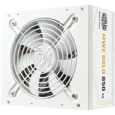 850 Watt Cooler Master MWE Gold V3 ATX 3.1 White Power Supply