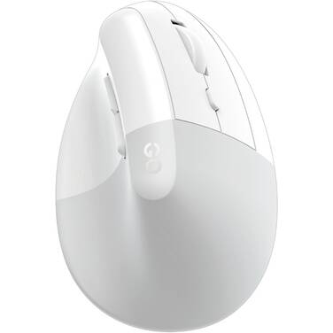 Fantech GO Comfy W195R Vertical Ergonomic Rechargeable Wireless Mouse White