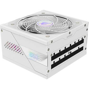 850 Watt Gigabyte AORUS ELITE P850W ICE Platinum PCIe 5.0 Power Supply White