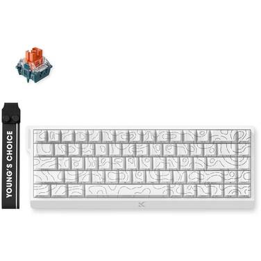 MCHOSE Ace 68 HE Magnetic Switch Gaming Keyboard White