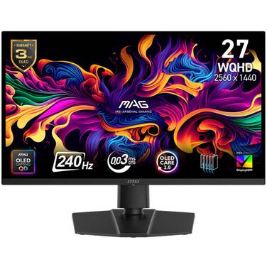 27 MAG 273QP QD-OLED X24 QHD 240Hz Gaming Monitor