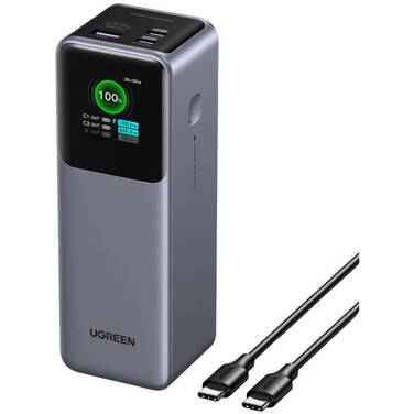 UGREEN Nexode Power Bank 25000mAh 200W with Smart Digital Display