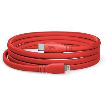 1.5m RODE SC19 USB-C to Lightning Cable Red