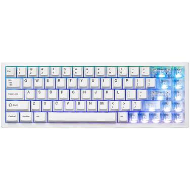 YUNZII AL65 QMK/VIA Wireless Linear Mechanical Keyboard White Hollow