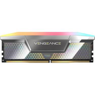 48GB (2x24GB) Corsair Vengeance 8000MT/s CL38 RGB DDR5 CUDIMM Memory Kit Silver