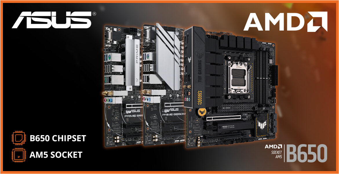 AMD Motherboard ASUS B650 Chipset Micro-ATX