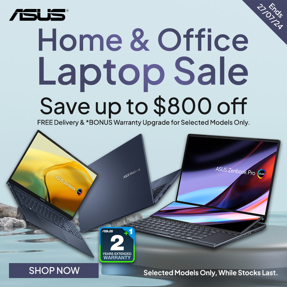 ASUS Home & Office Laptop Sale 24Q3 Homepage Banner