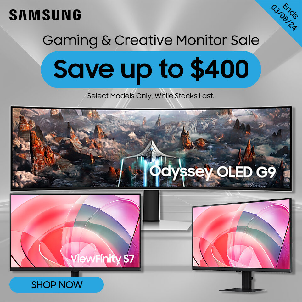 Samsung Monitor July Sale 24Q3 Homepage Banner