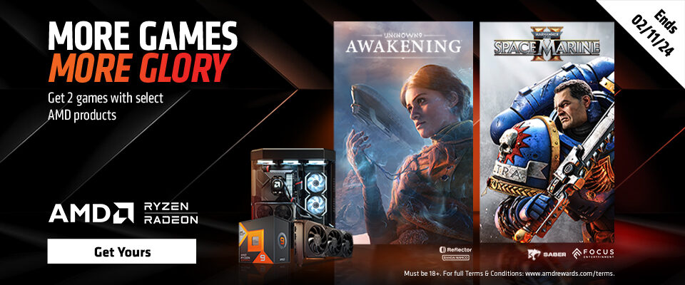 AMD (40K SP2 & Unkown9) Game Bundle 24Q3 Promotion & Landing Page