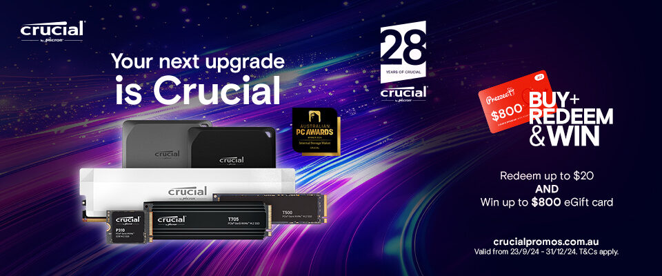 Crucial Your Next Upgrade Is Crucial 24Q3 Promotion & Landing Page