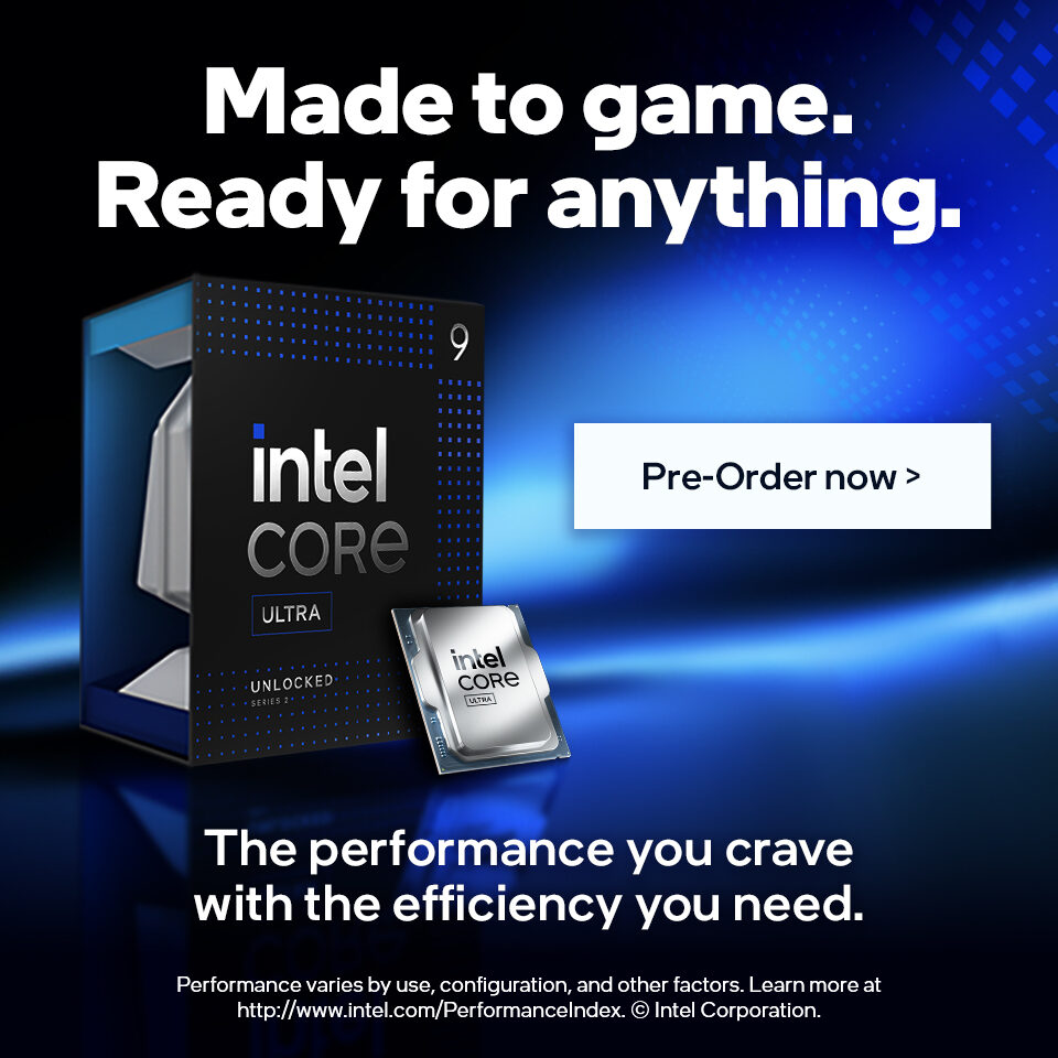 Intel Ultra 2 Series CPU Launch (pre-order) 24Q4 Homepage Banner