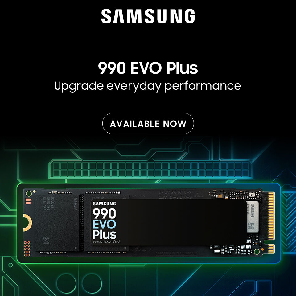 Samsung 990 EVO PLUS SSD Launch 24Q4 Homepage Banner