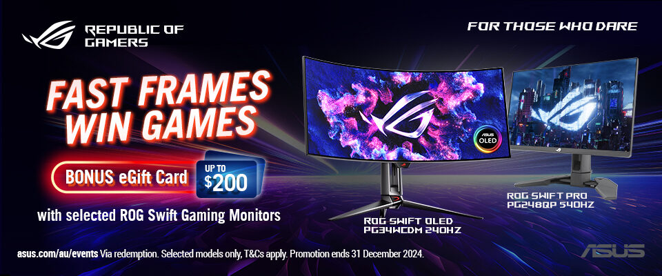 ASUS ROG Monitor eGift Card 24Q4 Promotion & Landing Page