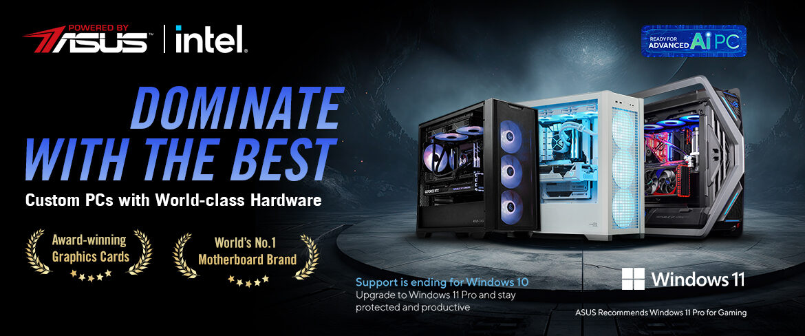 ASUS (PBA) Powered by ASUS Desktops Promotion 24Q3 Landing Page