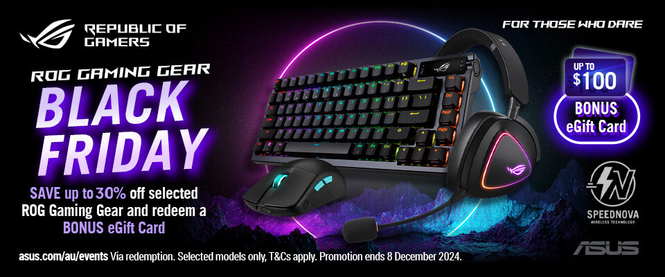 ASUS ROG Peripherals eGift Card 24Q4 Promotion & Landing Page