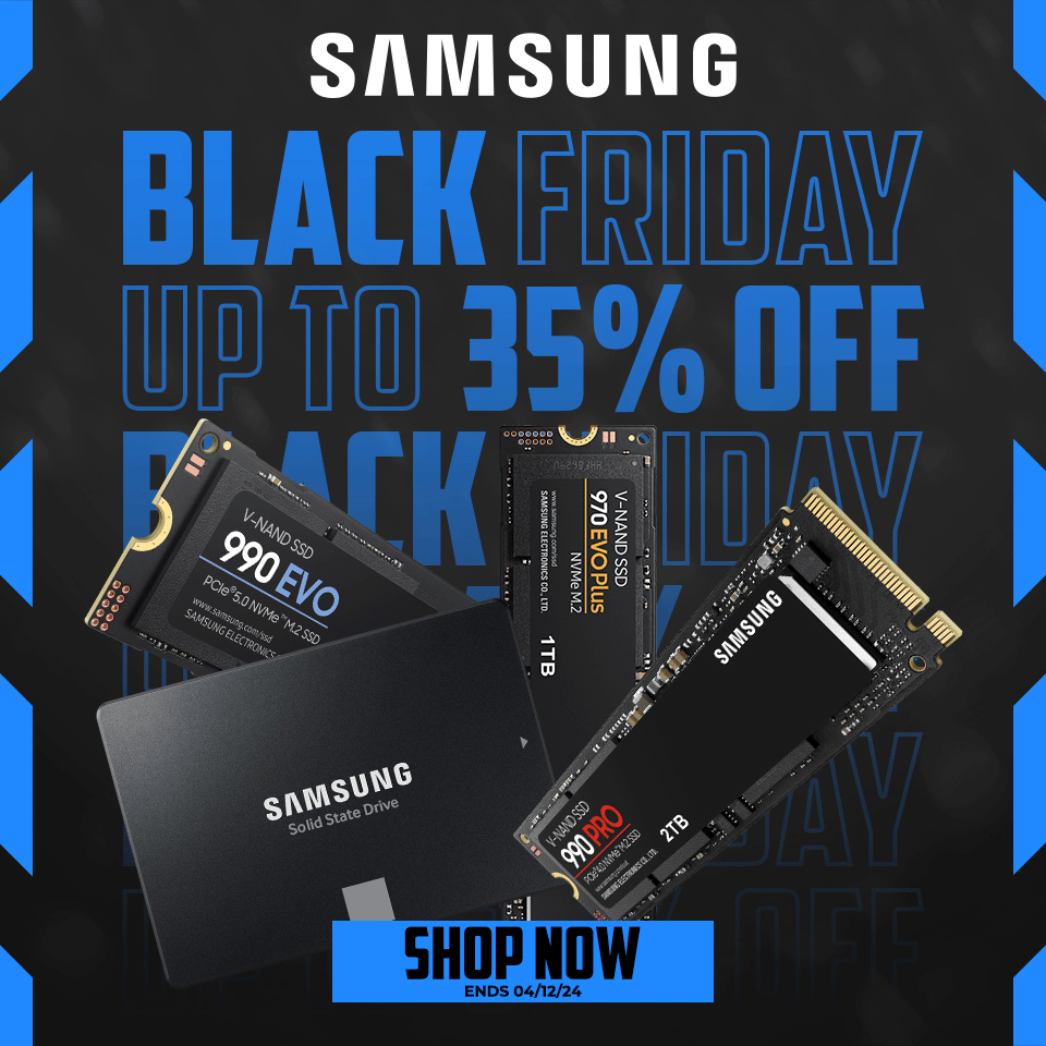 Samsung SSD Black Friday Sale 24Q4 Homepage Banner