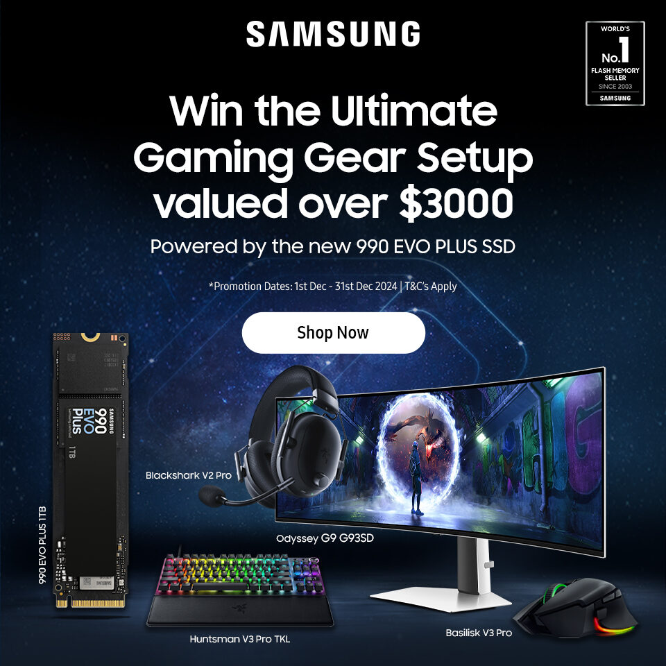 Samsung SSD Competition Giveaway 24Q4 Homepage Banner