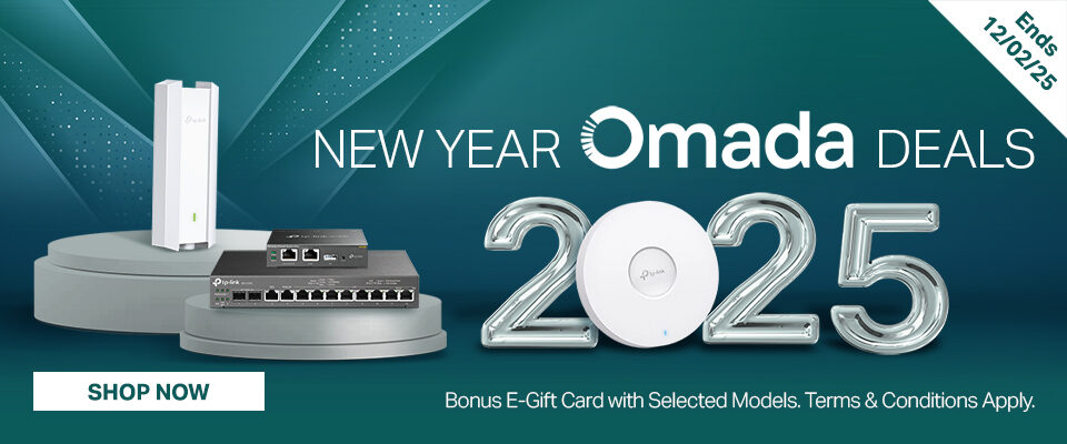 TP-Link Omada BTS E-Gift Card 25Q1 Promotion & Landing Page