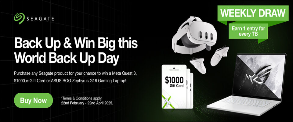 Seagate World Backup Day 25Q1 Promotion & Landing Page