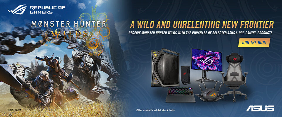 ASUS Monster Hunter Wilds 25Q1 Promotion & Landing Page