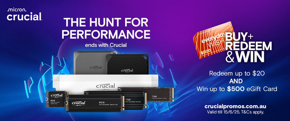 Crucial Hunt for Performance 25Q1 Promotion & Landing Page