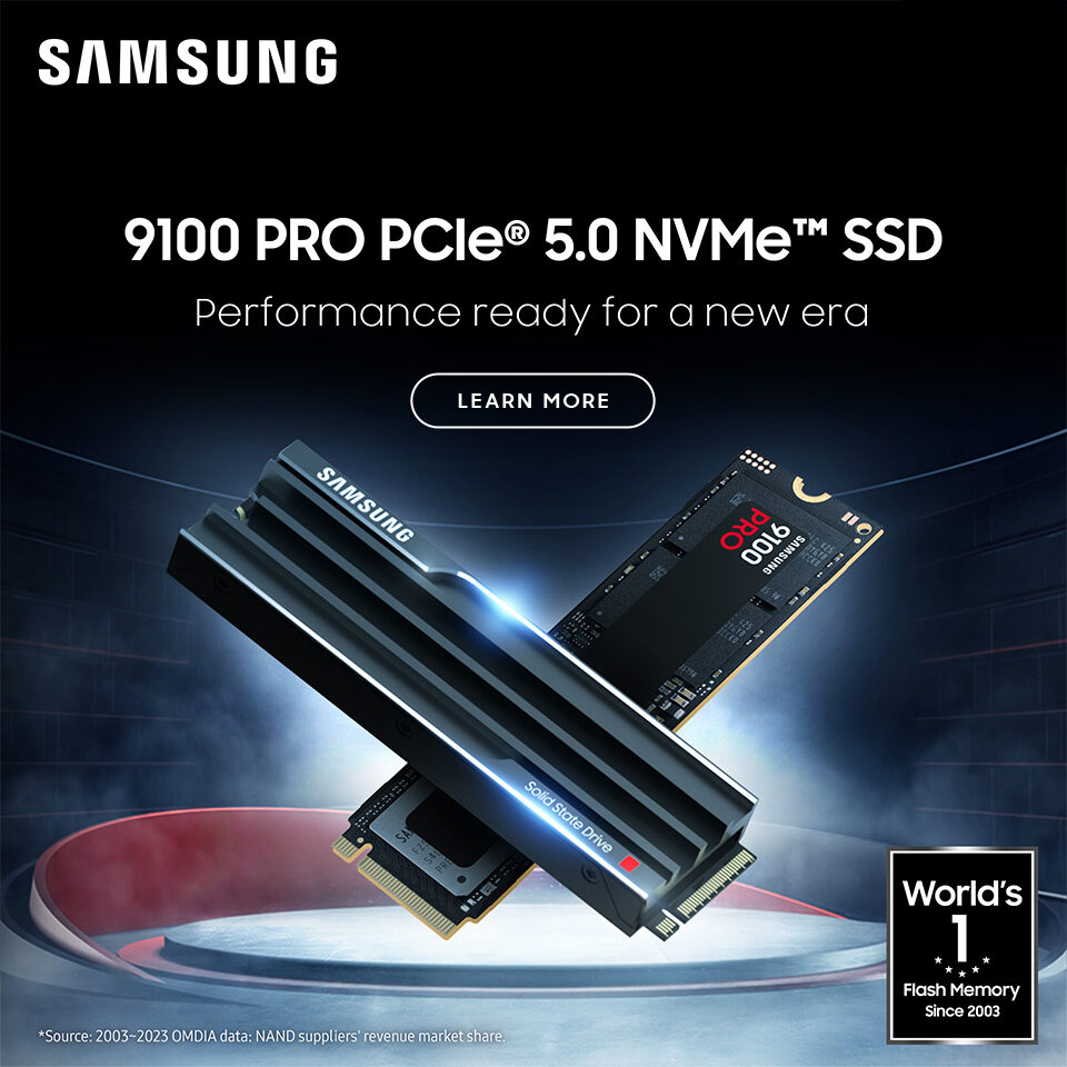 Samsung 9100 PRO SSD Launch Homepage Banner